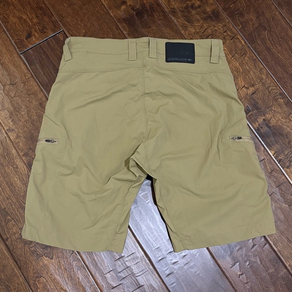 Go Ruck Challenge Shorts Mens 32 Tan Performance Cargo Utility Stretch Rucking - Picture 3 of 11